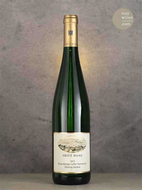 2012 Brauneberger Juffer Sonnenuhr Riesling Auslese Goldkapsel Fritz