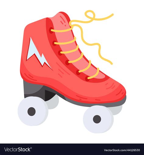 Skating Shoe Royalty Free Vector Image VectorStock