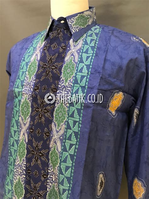 Jual Ready To Wear Hand Painted Silk Batik Long Sleeve Men Modern