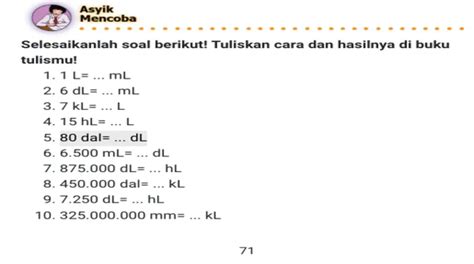 Kunci Jawaban Matematika Kelas Sd Mi Halaman Asyik Mencoba Nomor