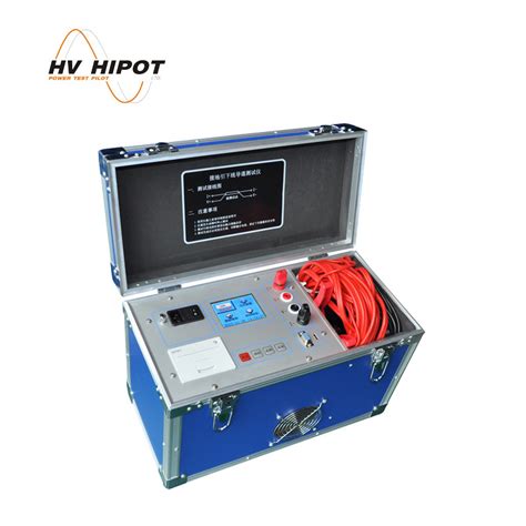 Hv Hipot Digital Grounding Down Lead Earth Continuity Tester Earth