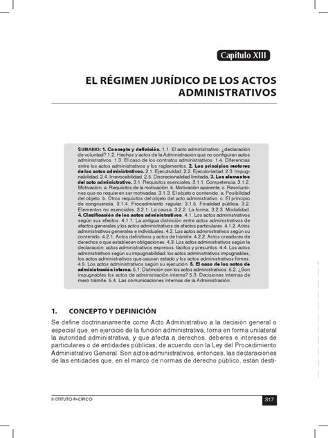 Acto Administrativo Pdf Regulación Ley Administrativa