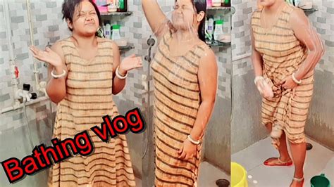 Bathing Vlogbathing Vlog Newbathing Vlog Latestdesi Bathing Vlog Funwithpapia Viral Youtube