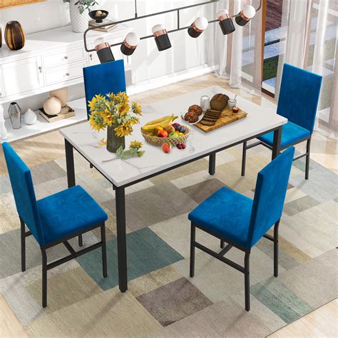 Paproos Dining Table Set For Modern Piece Kitchen Table Set With