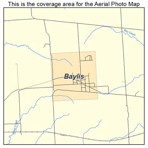 Aerial Photography Map Of Baylis Il Illinois