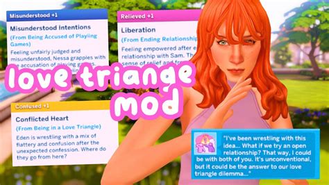 Love Triangle Mod Add Realism To Romance And Relationships Sims 4