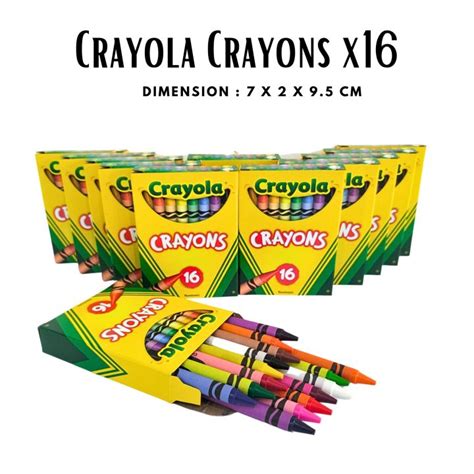 CRAYOLA CRAYONS X16/CRAYONS WITH 16 COLORS/CRAYONS 16 COLORS PER BOX/CRAYOLA/CRAYONS | Lazada PH