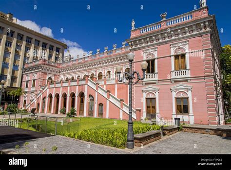 Palácio Cruz E Sousa - History Museum of Santa Catarina - Palacio Cruz e Souza Stock Photo - Alamy