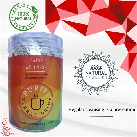 Purifi Herbal Drink Mix For Regular Cleansing And Purification