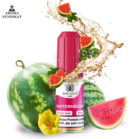 Bar Juice 5000 Watermelon 10mg NicSalt Liquid 10ml