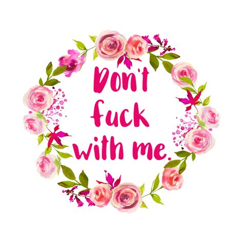 Don T Fuck With Me Dont Fuck With Me T Shirt TeePublic