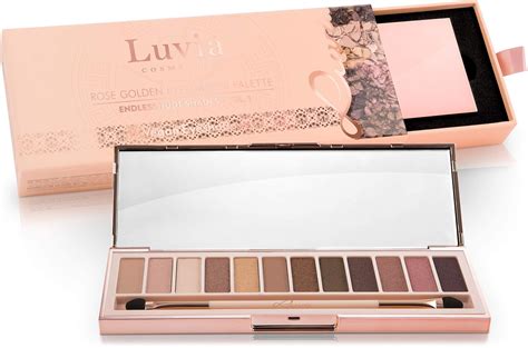 Luvia Profi Lidschatten Palette Endless Nude Eyeshadow Palette Inkl Matten Warmen