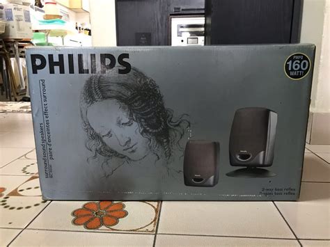 Fs Philips Sbc Bs Passive Way Bass Reflex Speakers Audio