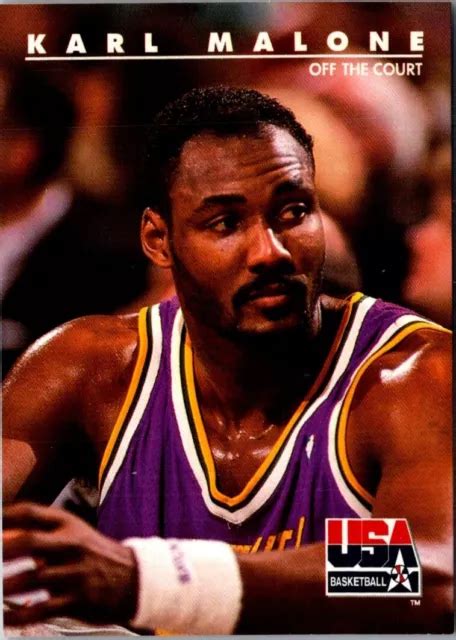 1992 SKYBOX KARL Malone 242 Utah Jazz Basketball Card EUR 3 32