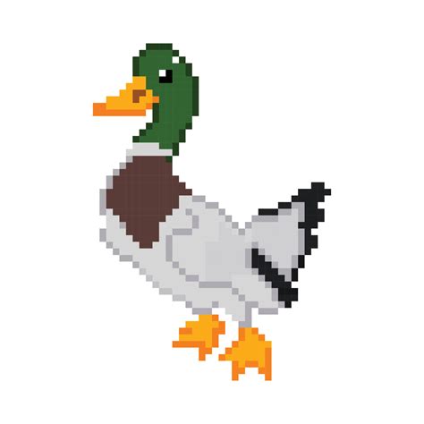 pixel art duck 5