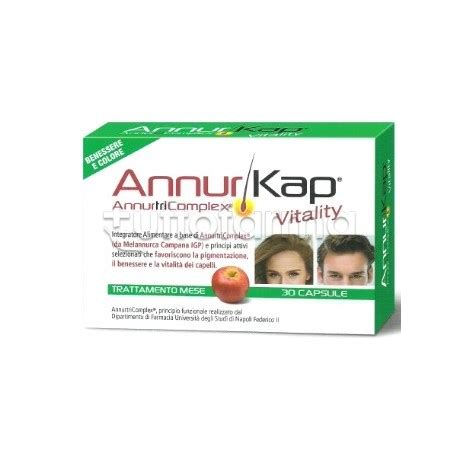 AnnurKap Vitality Integratore Per Caduta Dei Capelli 30 Capsule