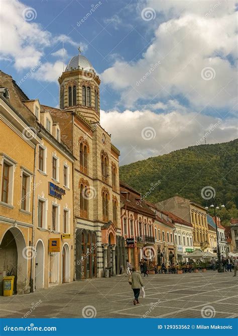 Streets of the Brasov Old Town Editorial Photography - Image of urban ...