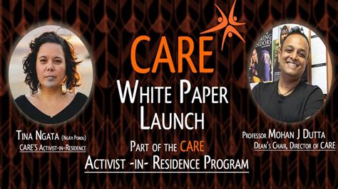 Rebroadcast Event White Paper Launch With With Tina Ngata Prof