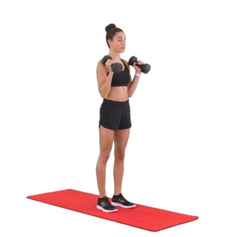 Dumbbell Squat Press by Tara L. - Exercise How-to - Skimble