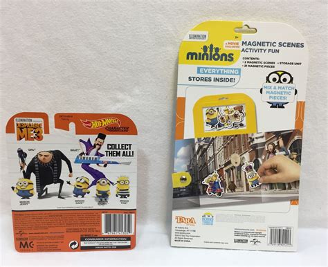 Despicable Me Minions Hot Wheels Minion Tom Magnetic Scenes Activity Fun EBay