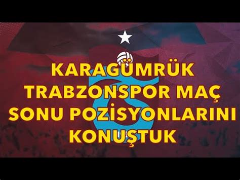 3 Ocak 2021 KARAGÜMRÜK TRABZONSPOR MAÇ SONU TARTIŞMALI POZİSYONLAR