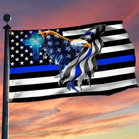 Thin Blue Line American Eagle Flag The Thin Blue Line