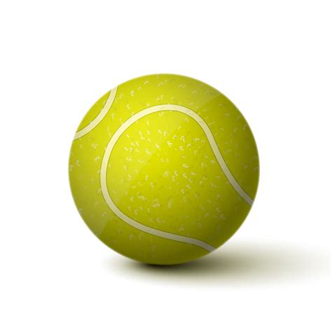 Icono De Pelota De Tenis Realista 460503 Vector En Vecteezy