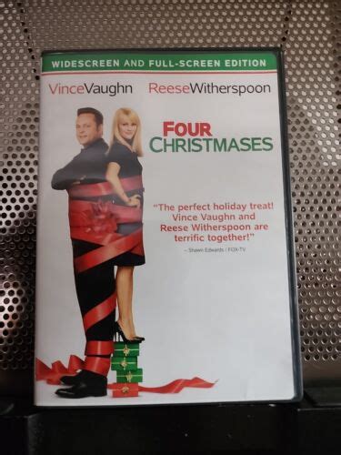 Four Christmas DVD 2010 Reese Witherspoon Vince Vaughn 65935826033