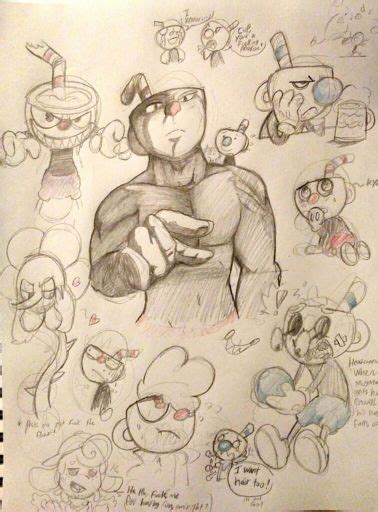 Cuphead Sketches Cuphead Official Amino