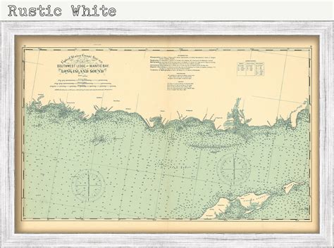 0483-Long Island Sound Nautical Chart - Southwest ledge to Niantic bay