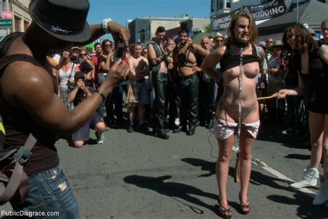 Babe Gets Stripped Tied Up And Fucked Outdoor In Public Places Porn Pictures Xxx Photos Sex