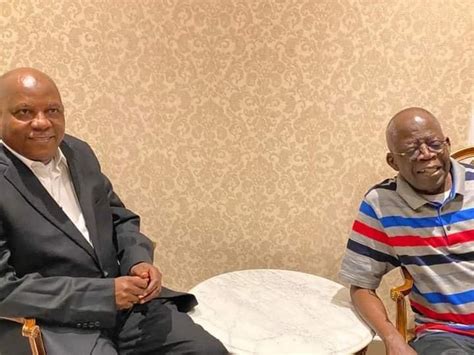 2023 Tinubu Meets With Ex Governor Kashim Shettima In London Photos