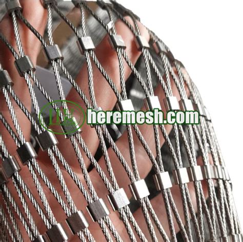 Ferrule Type Stainless Steel Rope Mesh Ferrule Mesh