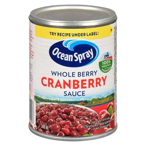 Ocean Spray Whole Berry Cranberry Sauce 348 Ml Walmart Ca