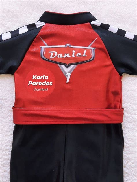 Traje Overol Disfraz Piloto Carreras F Rmula Cars Rayo Mc Queen Hot Wheels Ferrari Ford Red Line