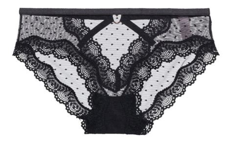 Calcinha Sexy Lingerie Heart Transparente Victoria S Secrets
