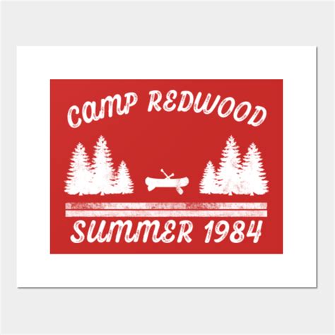 Camp Redwood 1984 - Camp Redwood - Posters and Art Prints | TeePublic