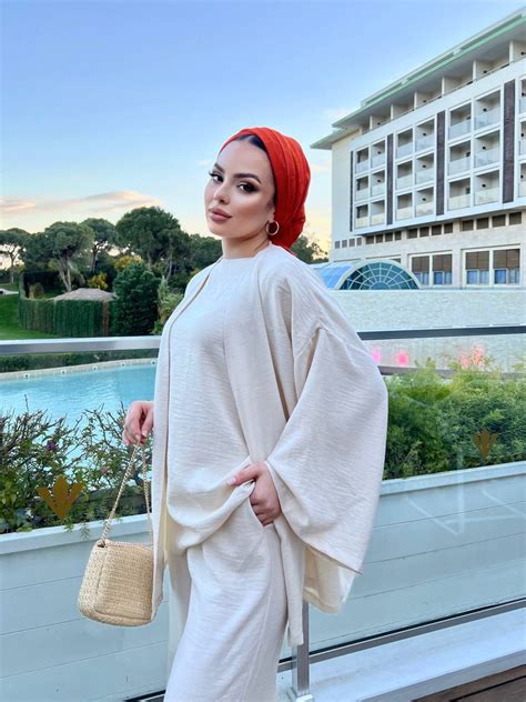 Ensemble En Lin Nude Esma Hanane Shop