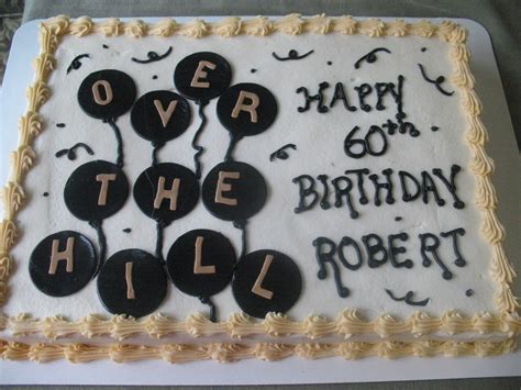 60th Birthday Sheet Cake Ideas Over The Hill Birthday Cakes For Men