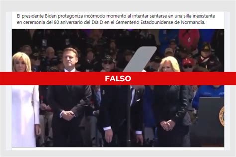 Verificaci N Video Recortado No Muestra A Biden Sentarse En Silla