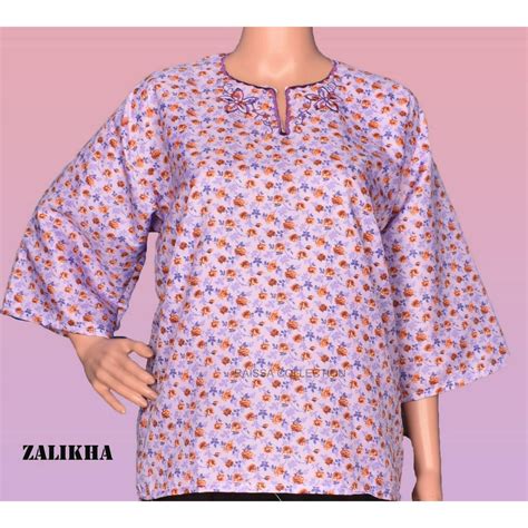 Baju Kedah Klasik Opah Mix Cotton Product Code ZALIKHA Shopee Malaysia