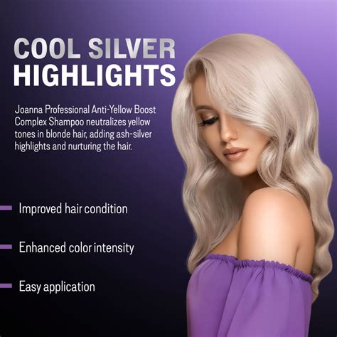 Joanna Professional Color Boost Complex Revitalizing Shampoo For Blonde And Grey Hair Notino Ie