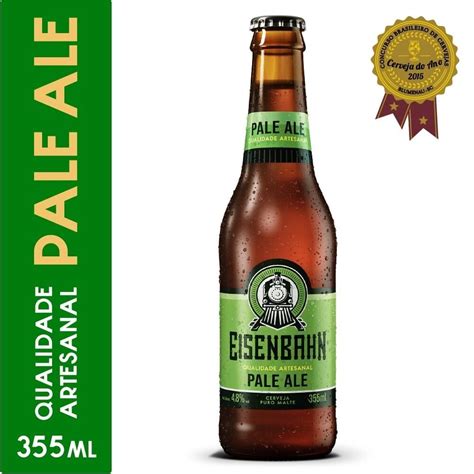 Cerveja Eisenbahn Pale Ale Puro Malte Long Neck Ml