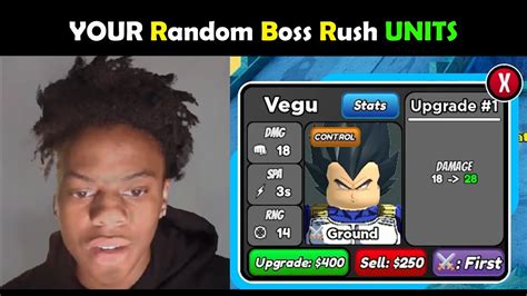 POV Your Random Boss Rush Luck All Star Tower Defense ASTD YouTube