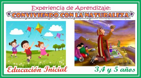 Experiencia de Aprendizaje Conviviendo con la Naturaleza para niños