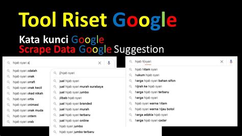 Cara Riset Kata Kunci Google YouTube