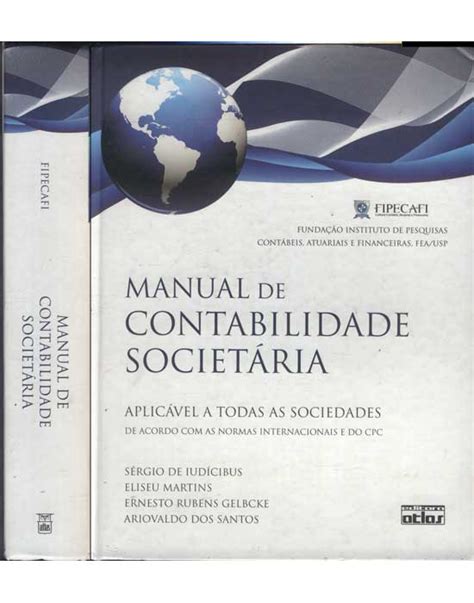 Sebo Do Messias Livro Manual De Contabilidade Societária