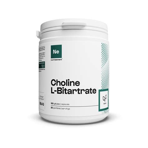 Draineur D Tox Choline L Bitartrate Nutrimuscle Pilulier De