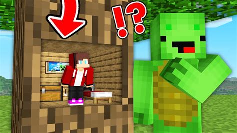 Mikey Jj Tiny Hide And Seek In Minecraft Maizen Mizen Mazien Youtube