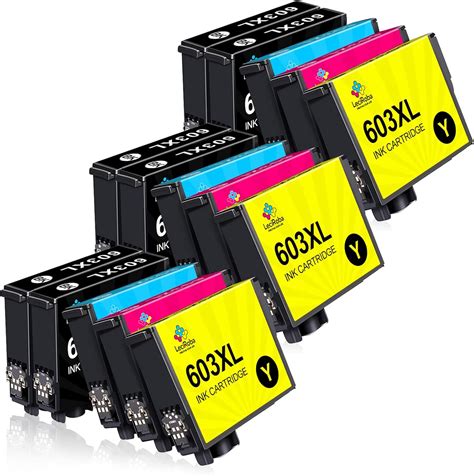 LeciRoba 603XL Ink Cartridge Replacement For Epson 603 603XL Ink